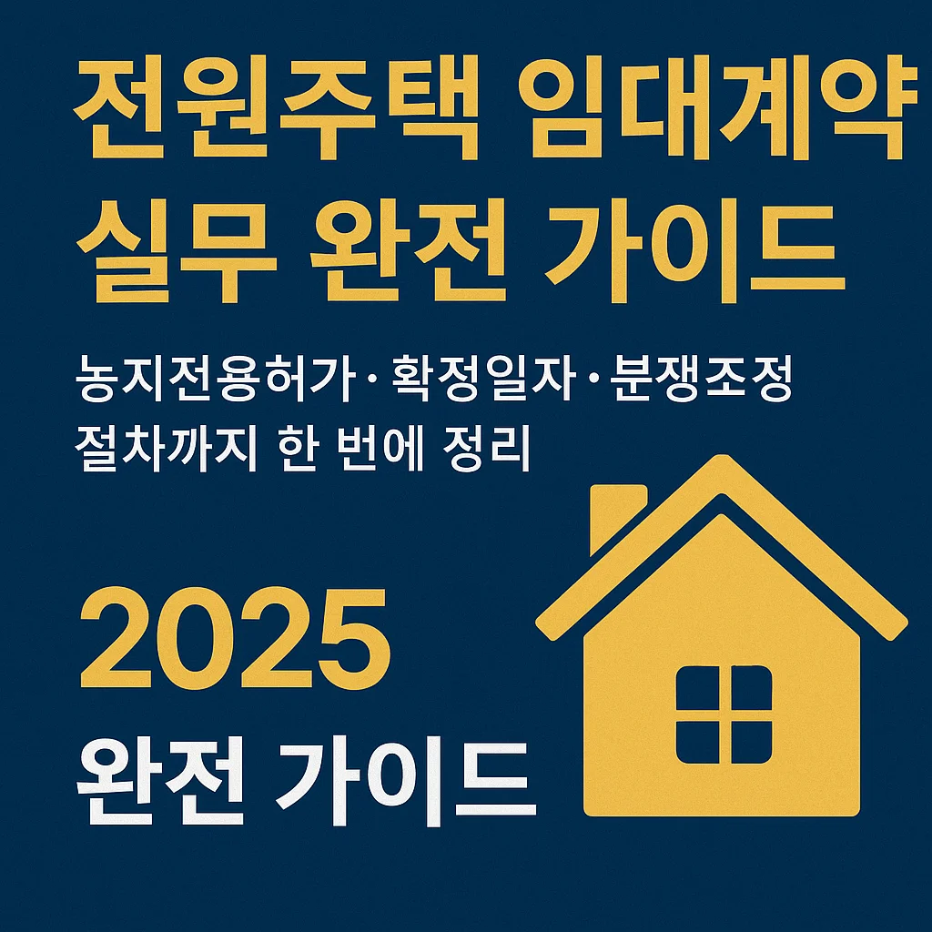 2025년_전원주택_임대계약_실무_완전_가이드_-_농지전용허가·확정일자·분쟁조정_절차까지_한_번에_정리