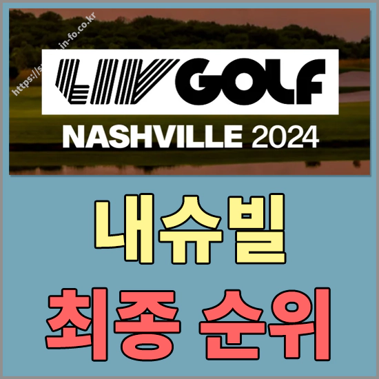 리브골프 내슈빌 최종순위