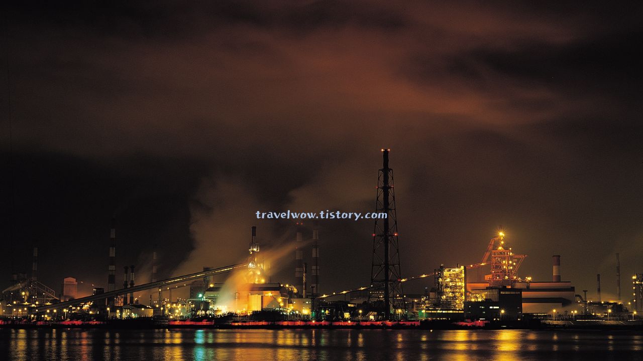 포항 포스코 야경