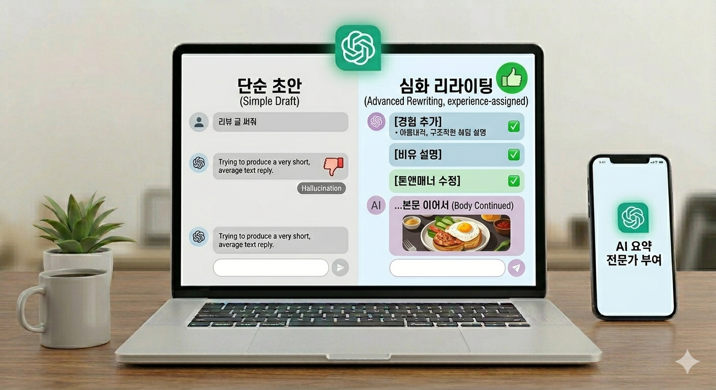 심화 기술: 초안을 '고퀄리티 본문'으로 업그레이드하기