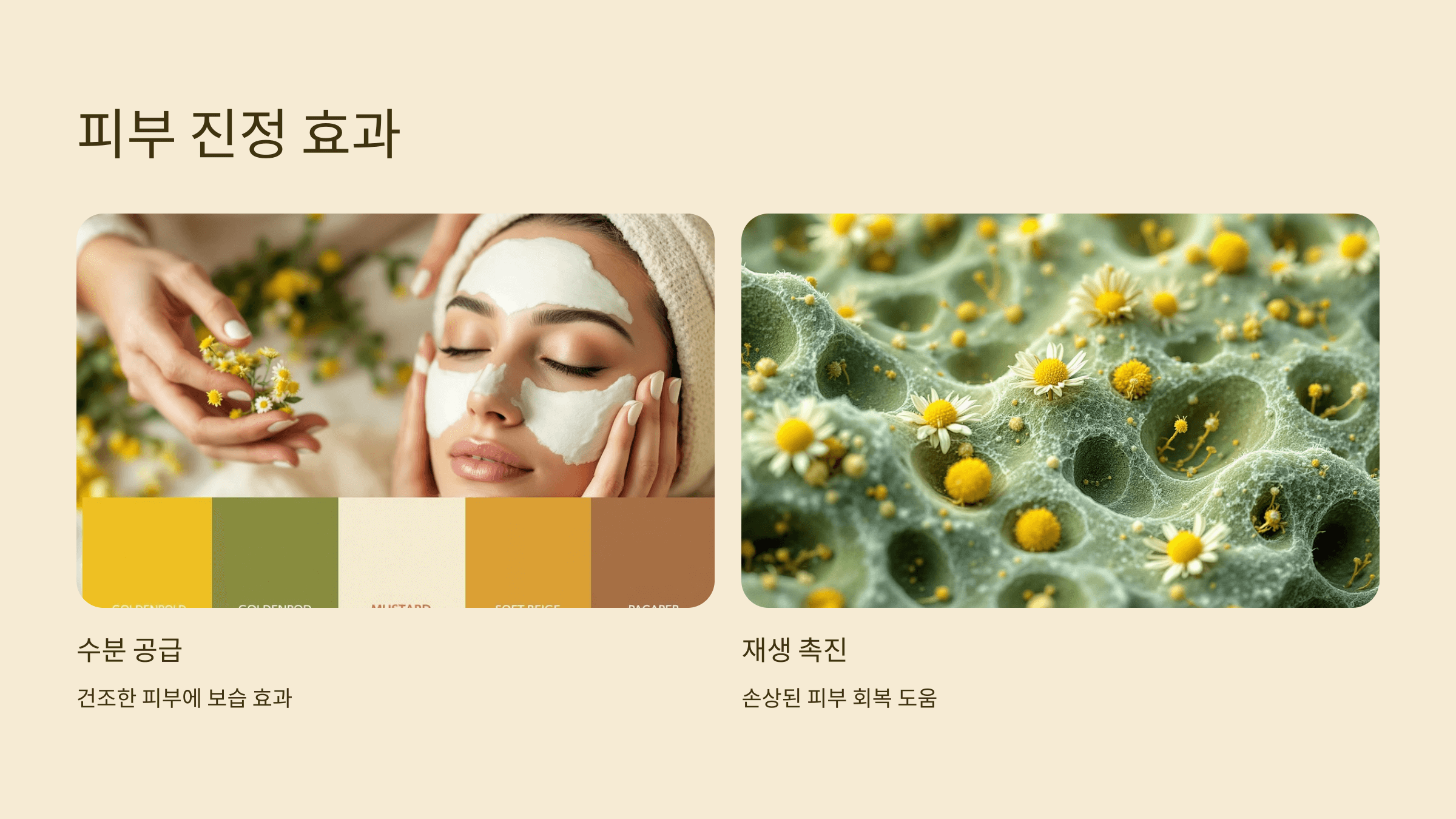 캐모마일차 사진입니다.