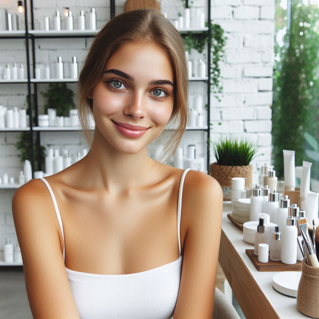 피부,체형관리 샵 배경