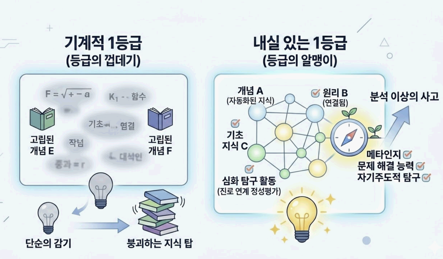 등급보다 등급 안의 내용을 채워라