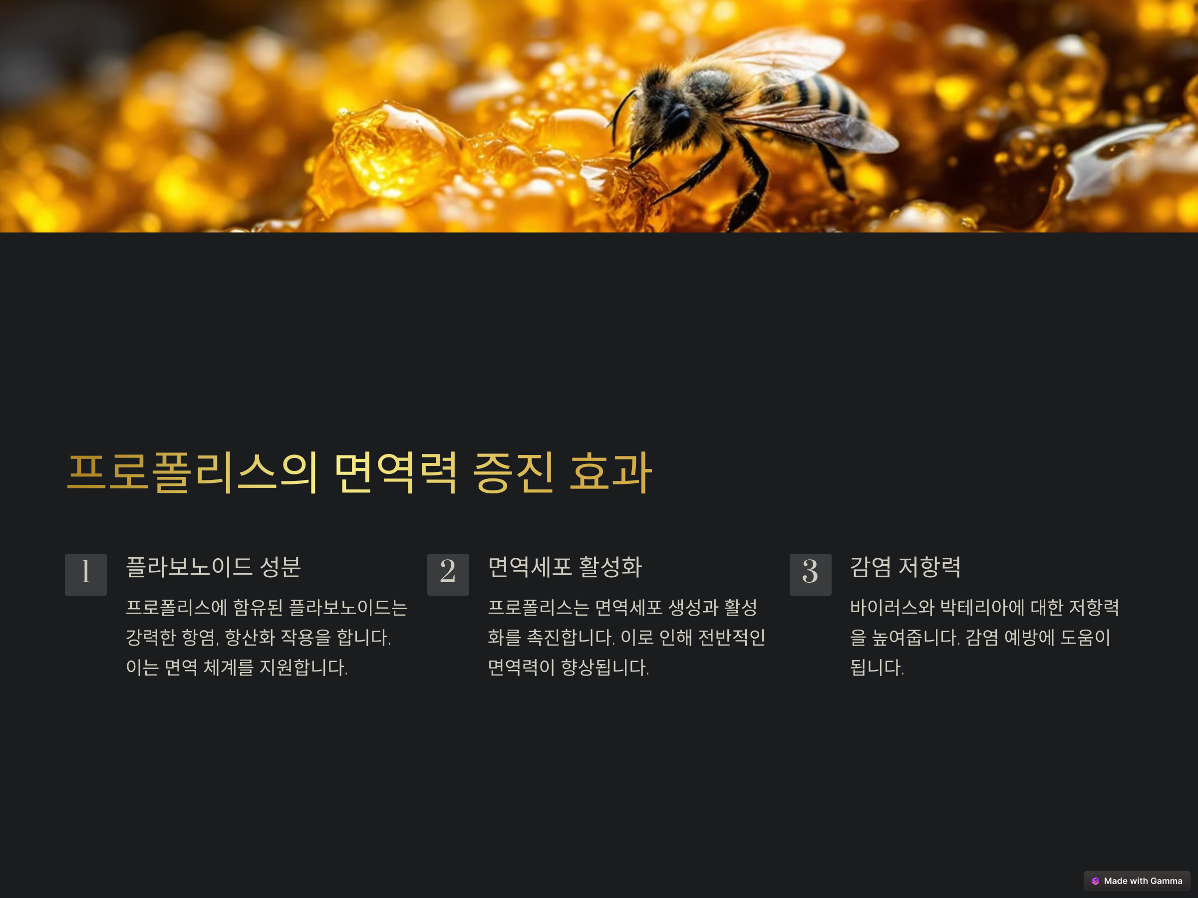 프로폴리스 아연 C 효능 면역력 2