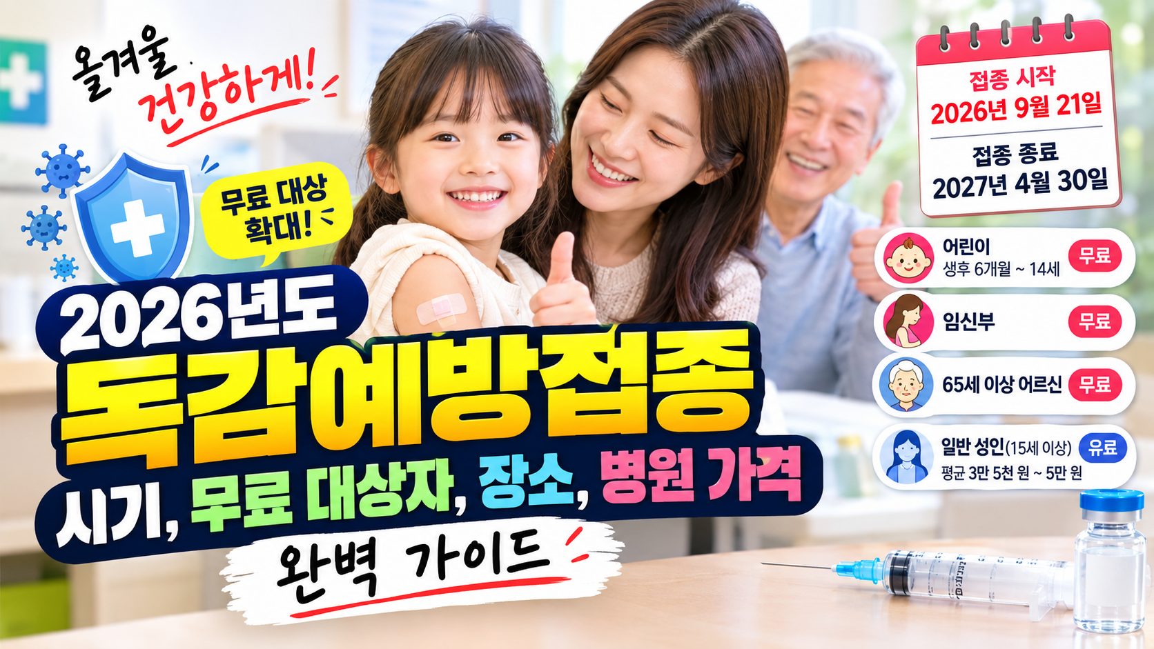 2026년도 독감예방접종