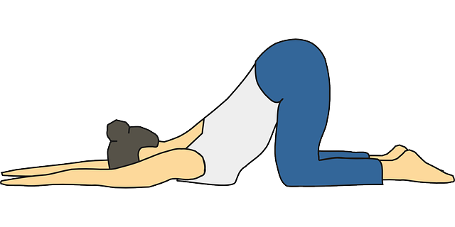 고양이자세-가스 빼기