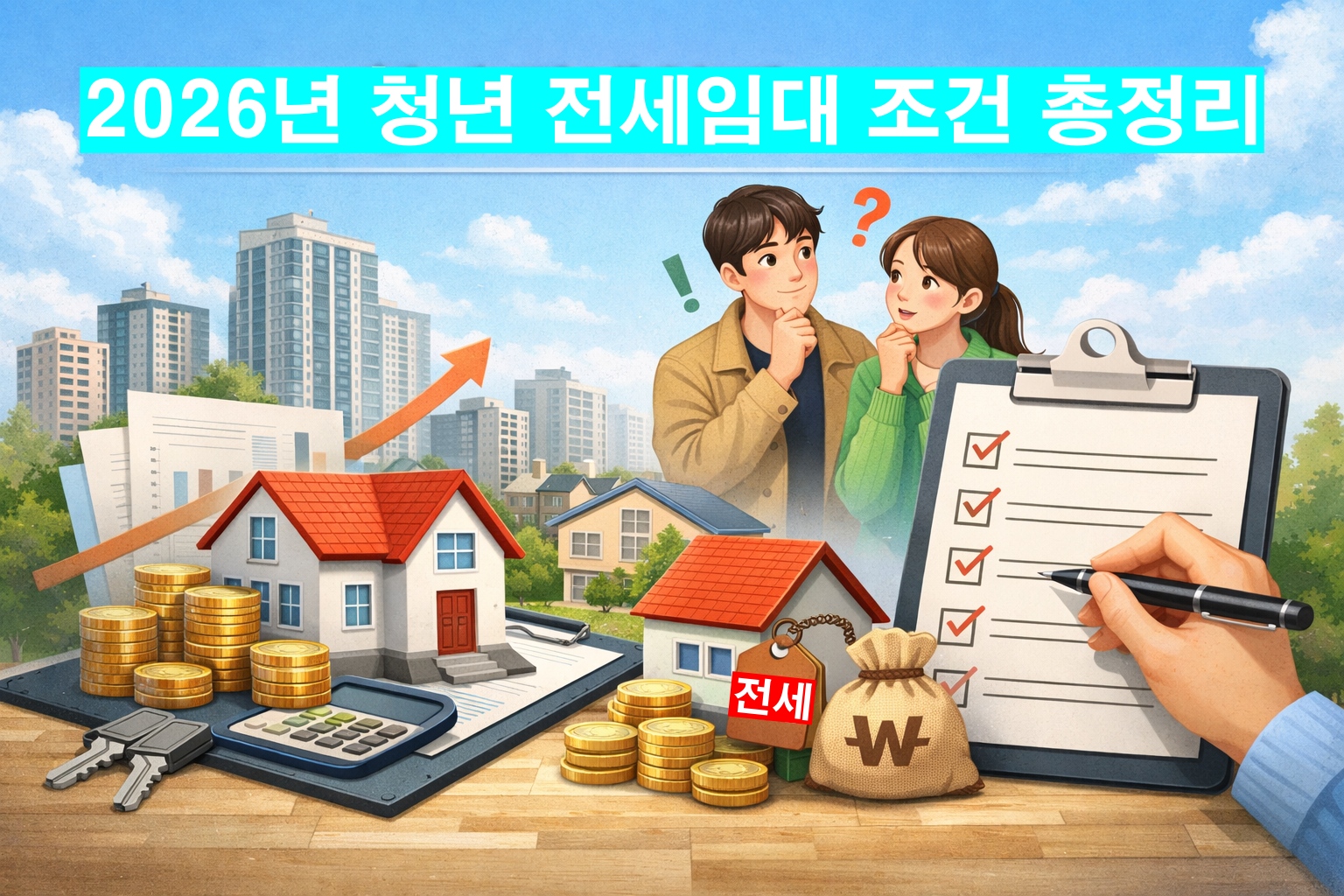 2026년 청년 전세임대 조건 총정리 🏡 ❘ 신청 전 꼭 확인해야 할 체크리스트