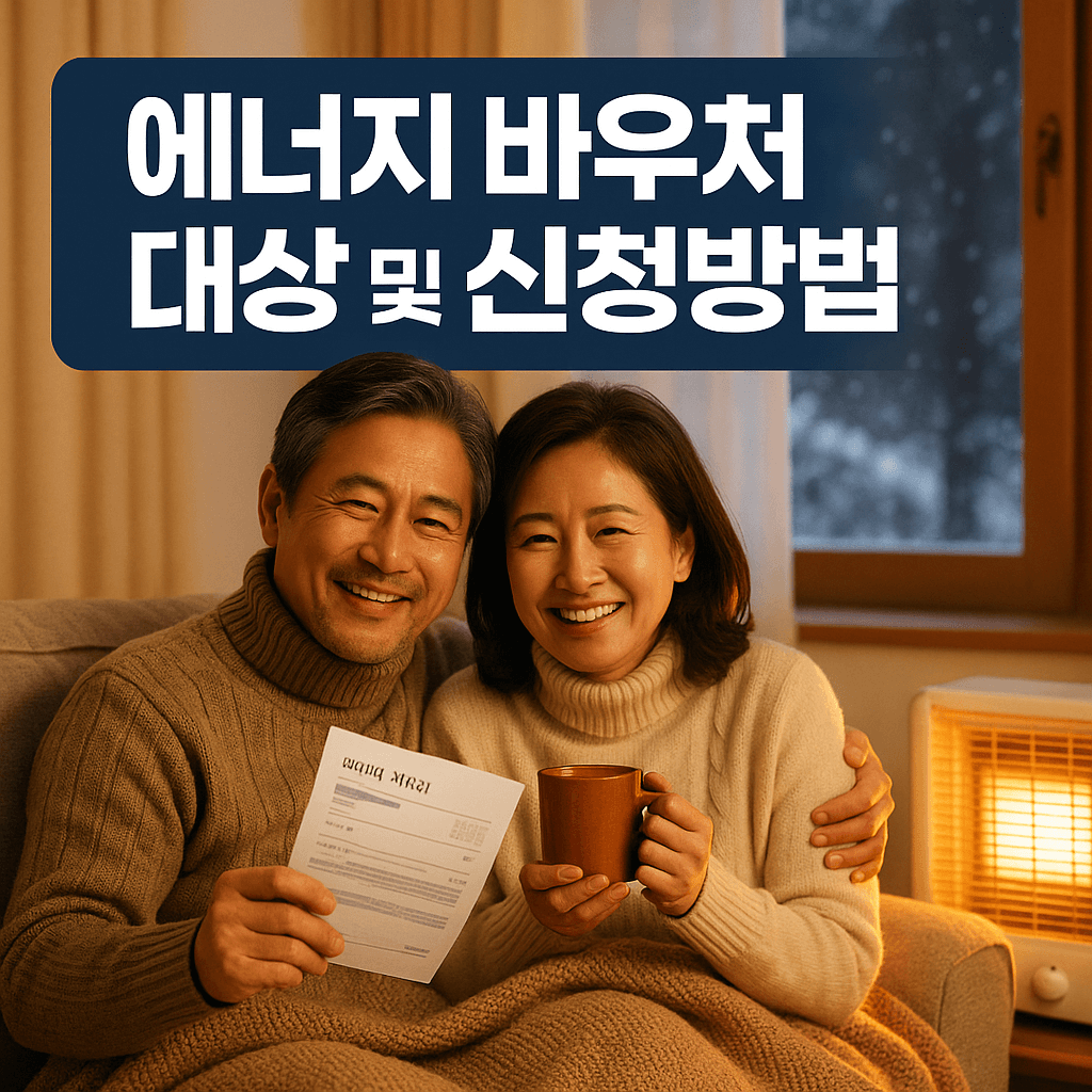 에너지 바우처 대상 신청 방법