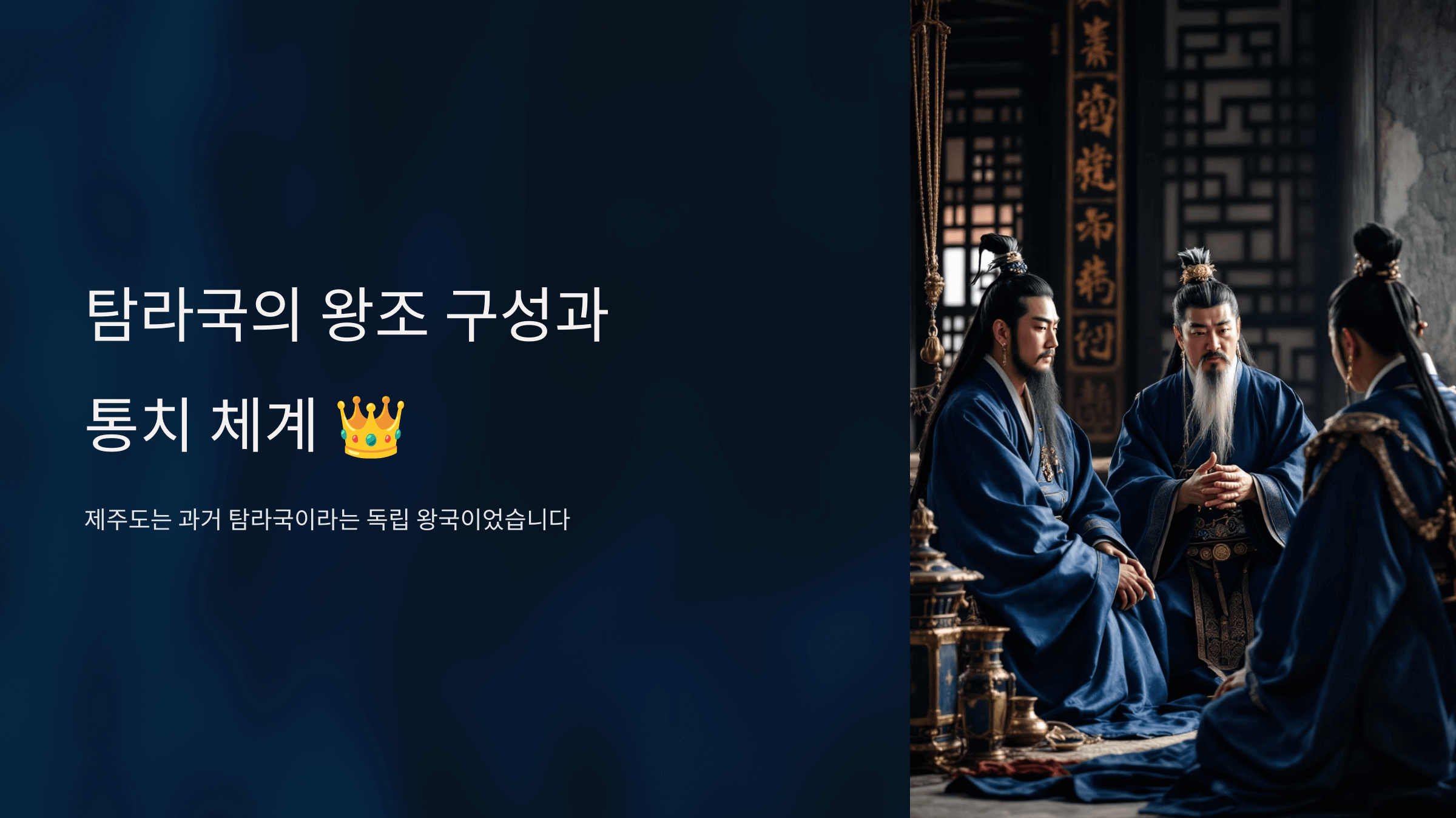 탐라국 왕조 사진입니다.