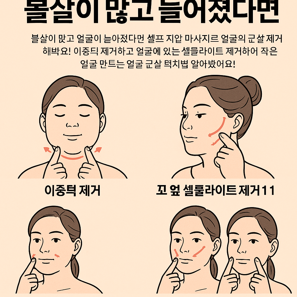 얼굴 군살 퇴치법