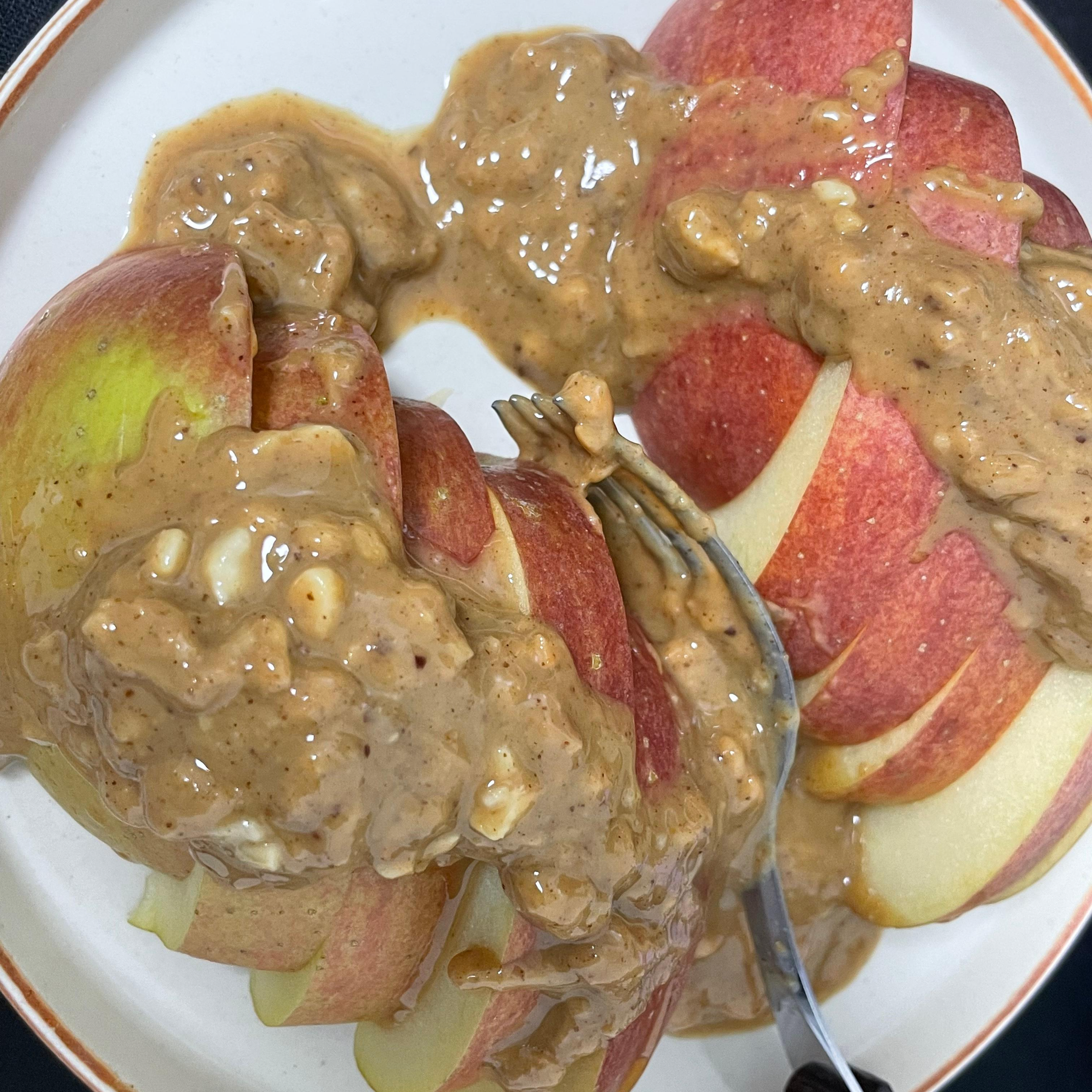 땅콩버터와 사과