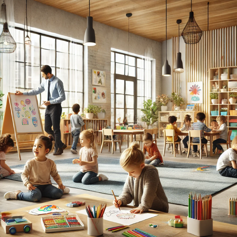 조기 교육의 현장 모습