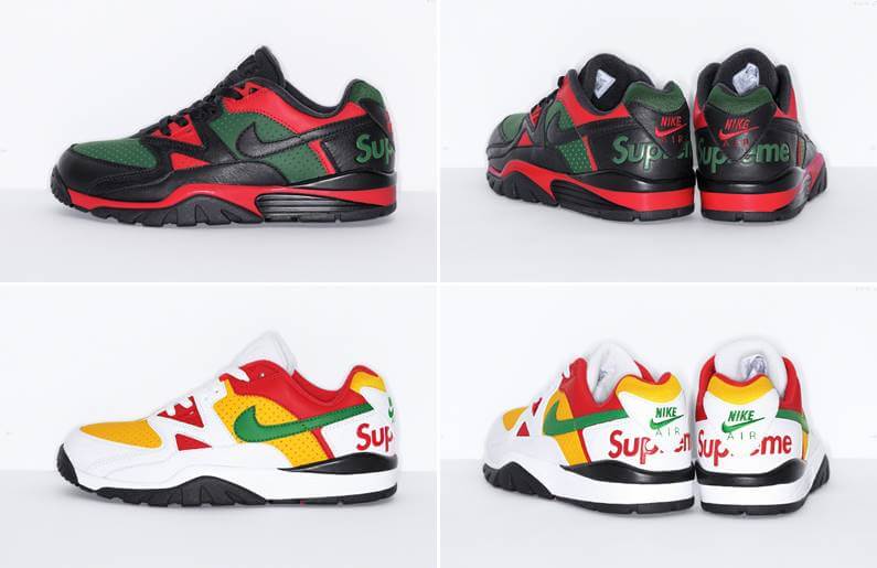 나이키 슈프림 합작 크로스 트레이너 로우