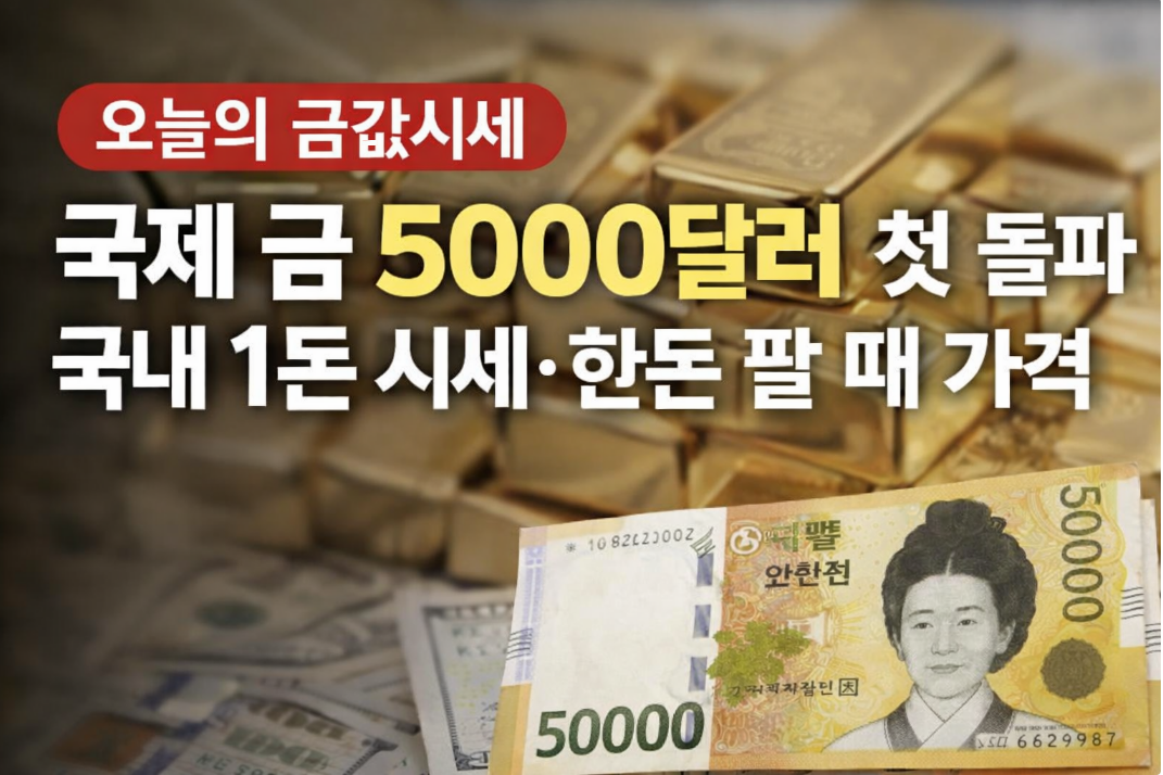 1돈 금시세·전망·금값 한돈 가격