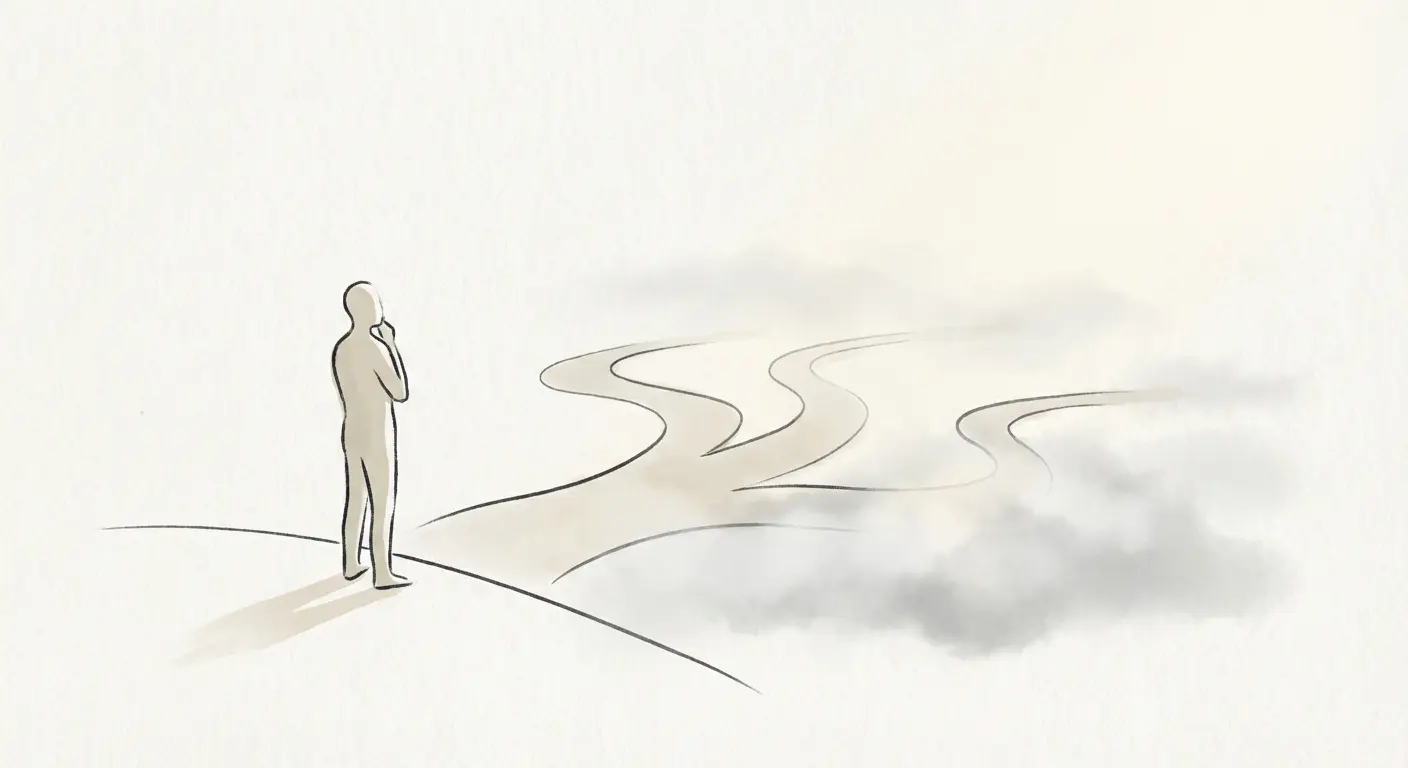 An illustration showing how open-ended questions encourage deeper thinking without fixed answers