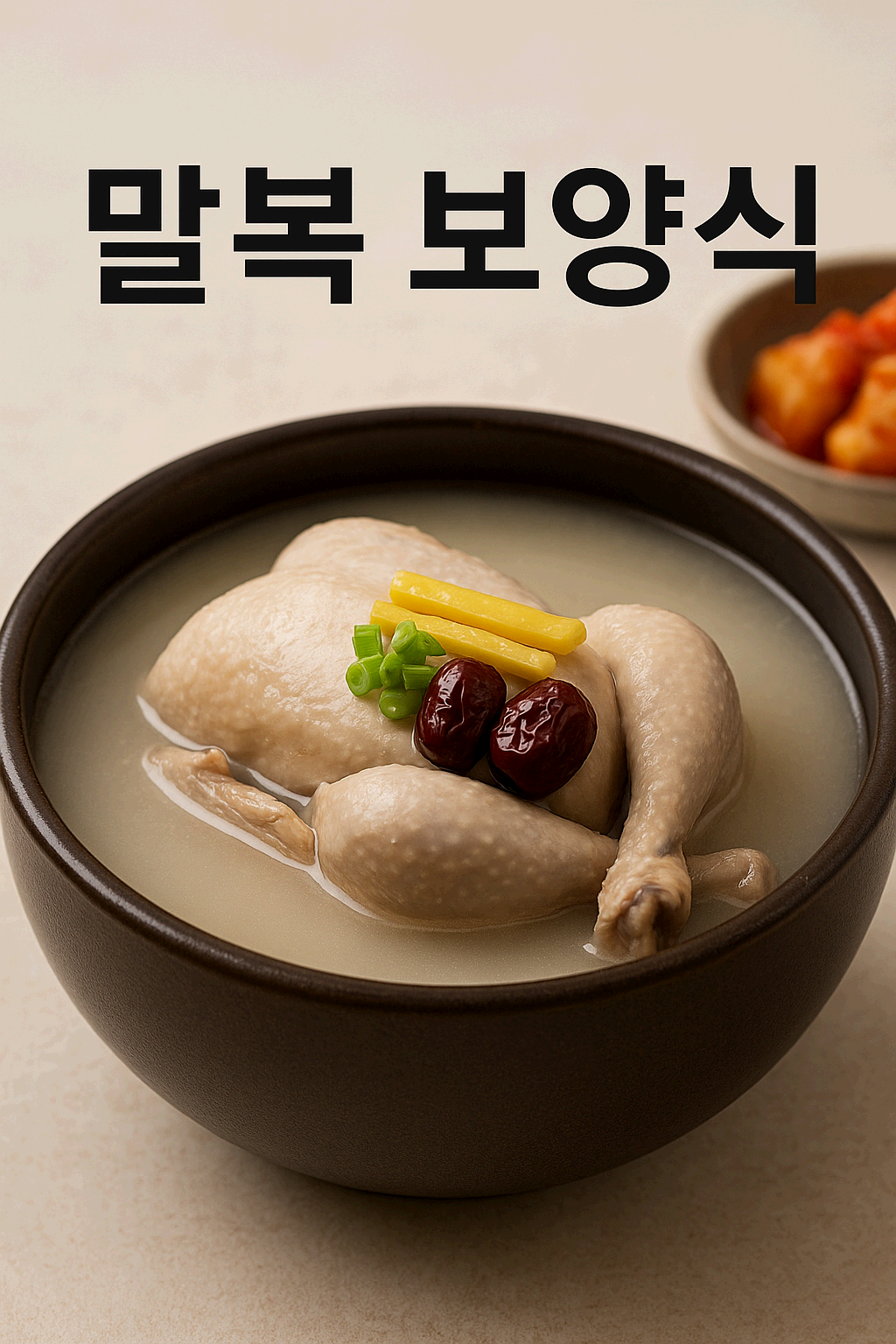 "여름 마지막 복날 준비! 말복 8일 전부터 챙길 건강 밥상"