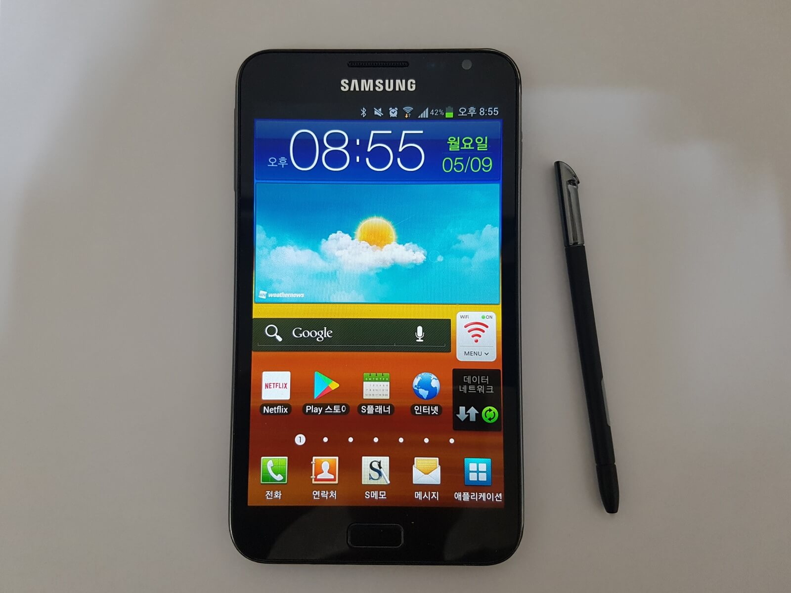 갤럭시노트1-s펜