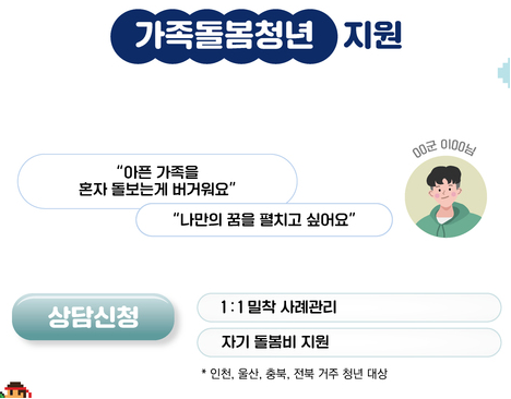 가족돌봄청년 청소년 지원 위한 자기돌봄비