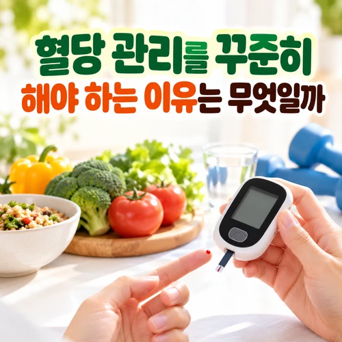 혈당 관리를 꾸준히 해야 하는 이유는 무엇일까