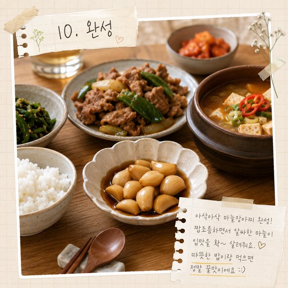 마늘장아찌 담그는 방법