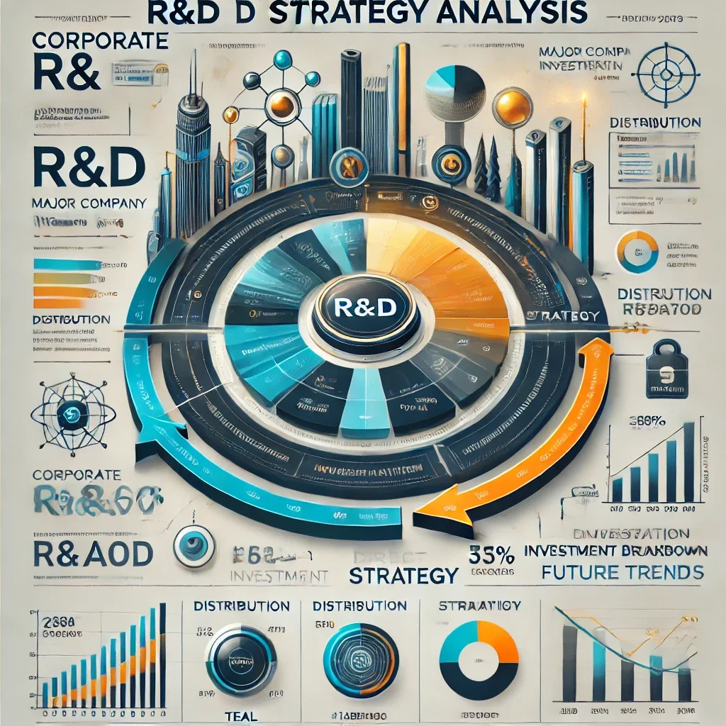 주요 기업 R&amp;D 투자 현황 및 전략 분석 차트