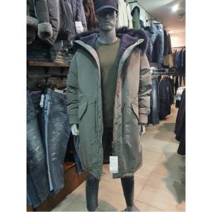 버커루 남성 리얼라쿤 야상 다운 점퍼 b204dw43