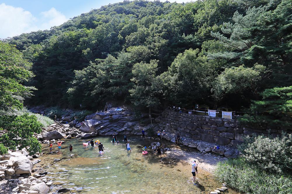 충청북도 제천시 월악산국립공원 덕주야영장 소개