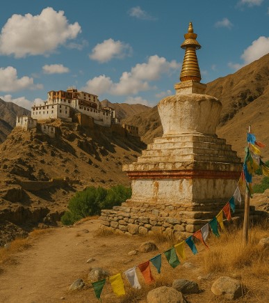 티베트 문명의 남아있는 흔적