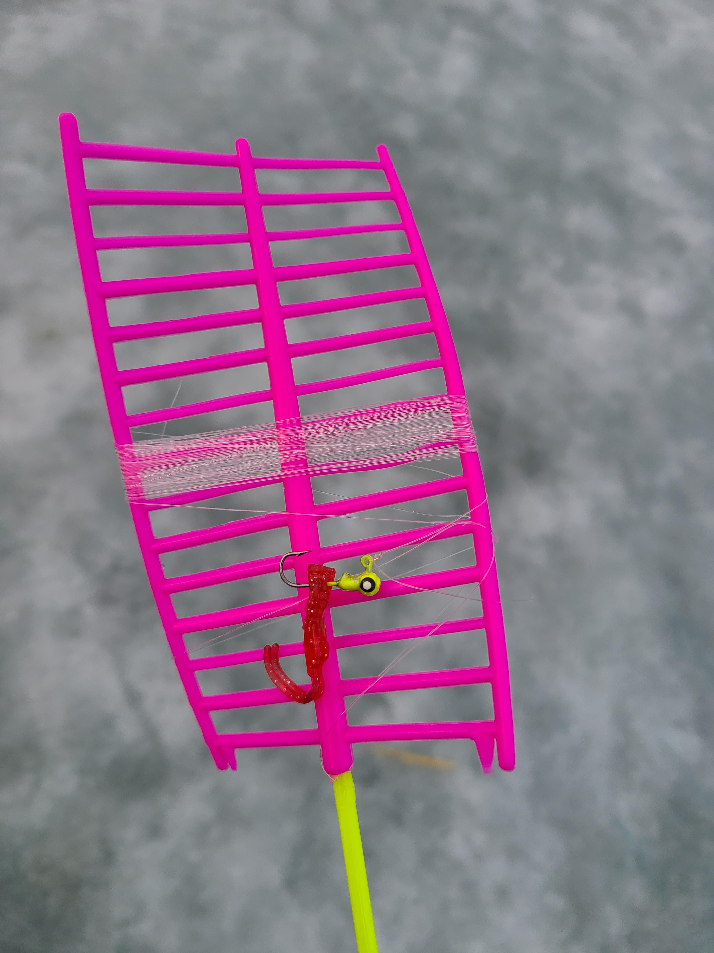 평창 송어 축제에서 구매한 웜견지 낚시대