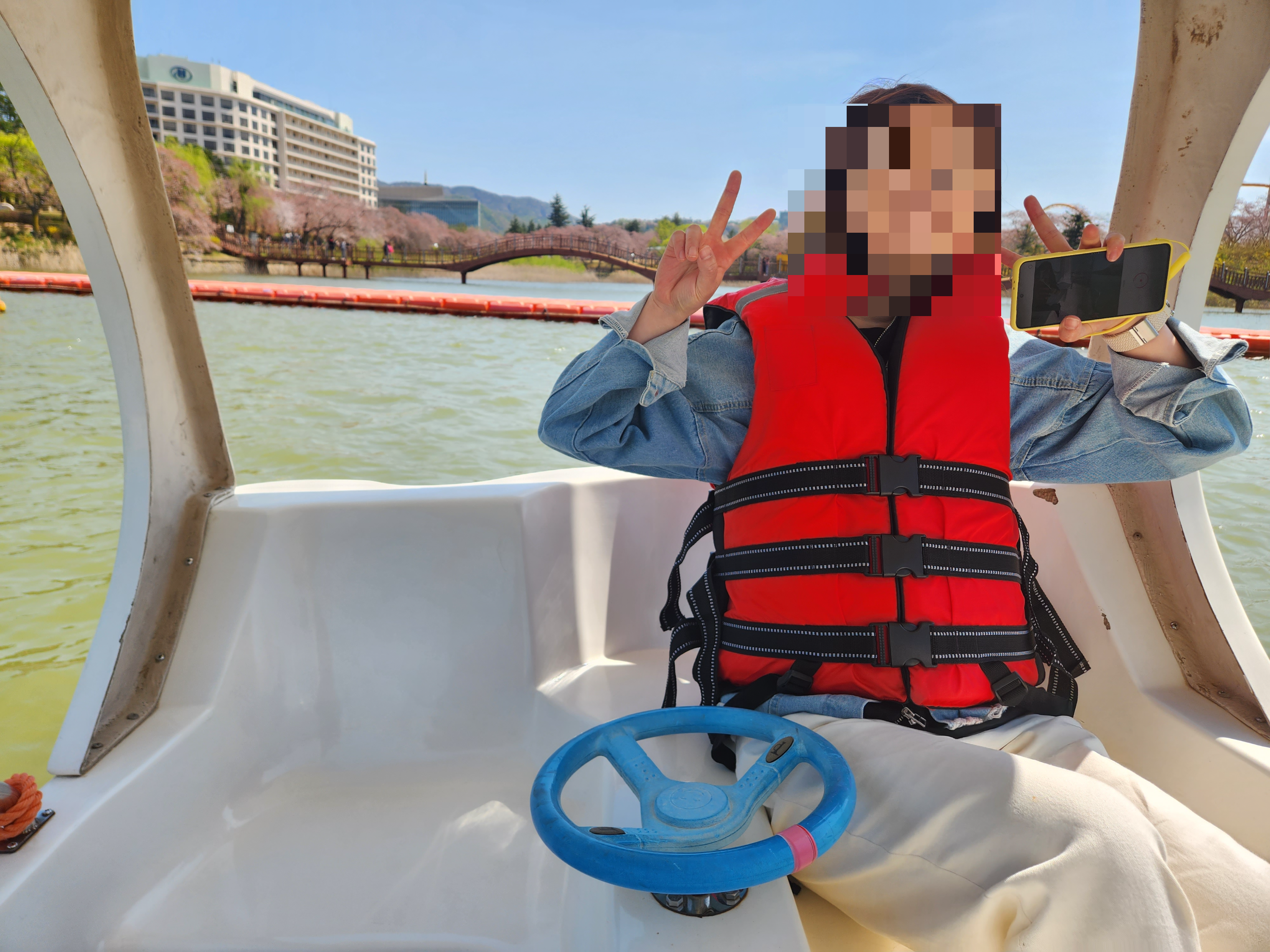 경주 보문단지 오리배