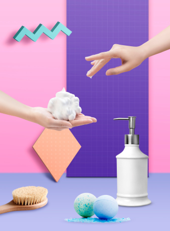 두피가려움증예방약산성샴푸