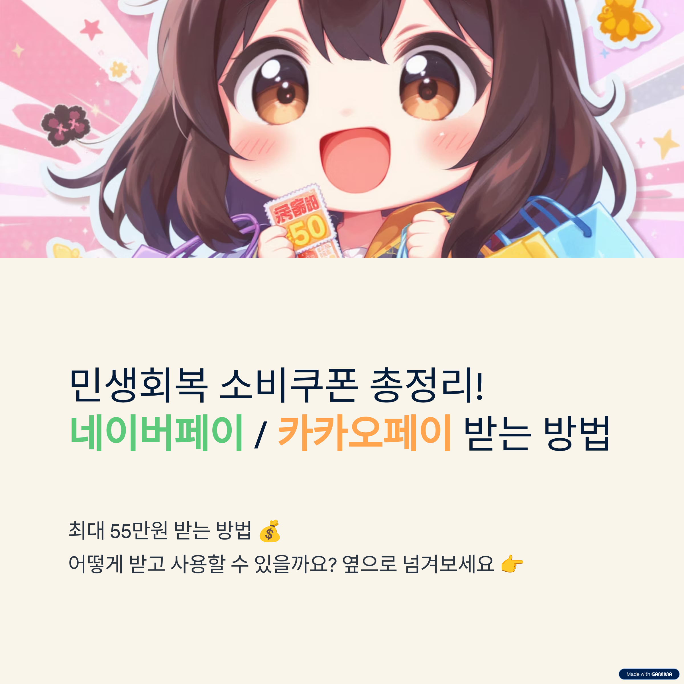 민생회복 소비쿠폰: 네이버페이, 카카오페이 받는 법 1