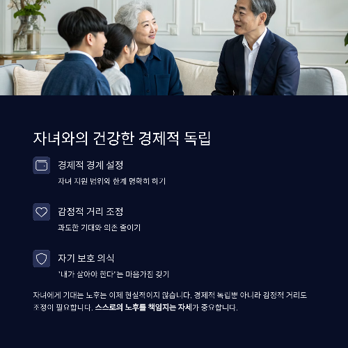 50대 이후를 위한 현실적인 노후 준비 전략