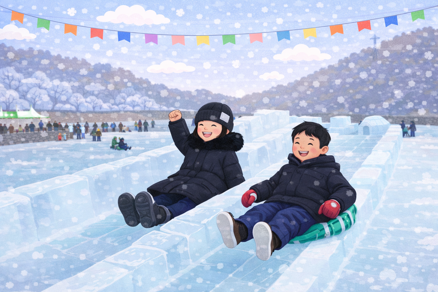 안동 암산얼음축제