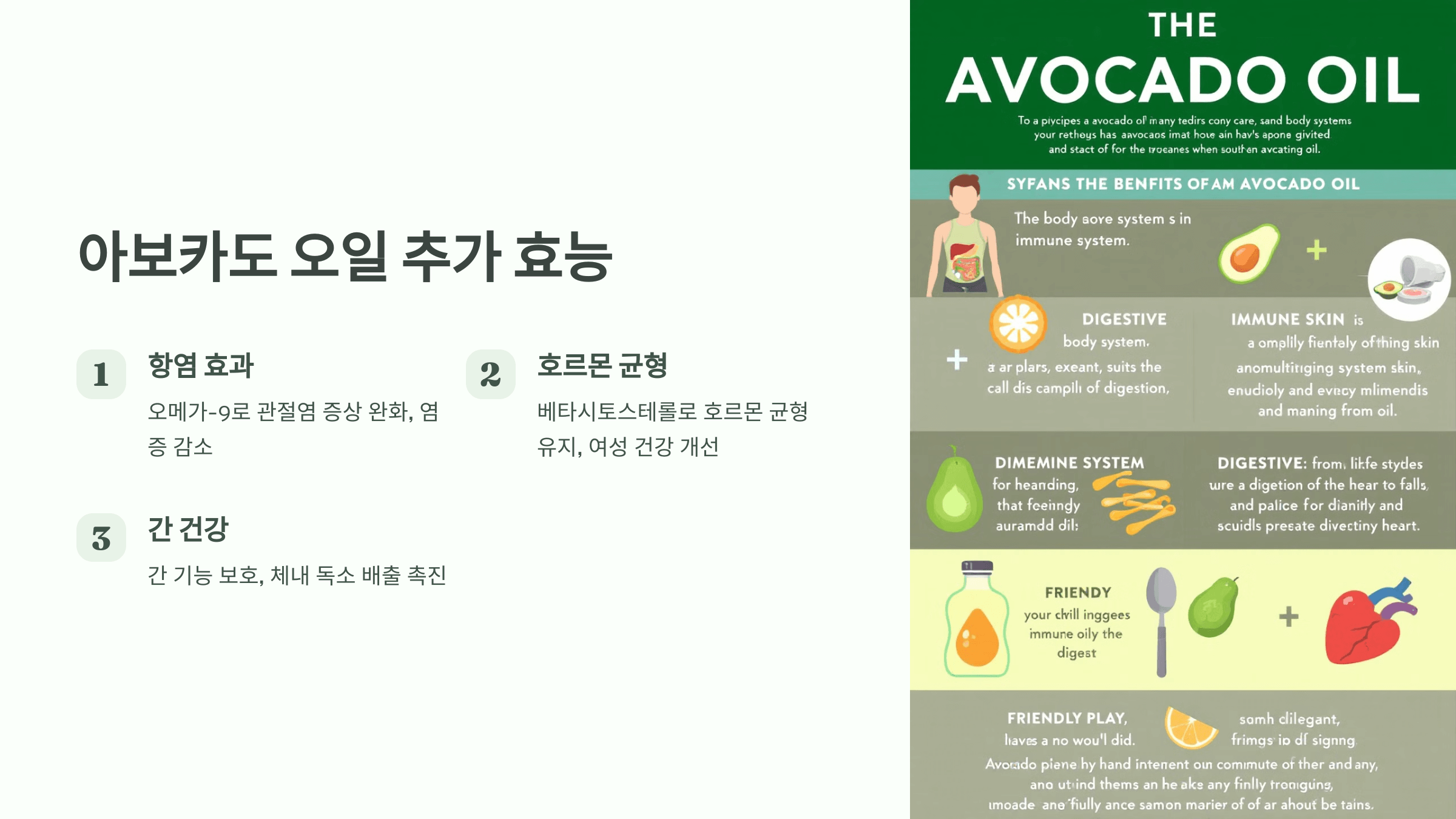 아보카도 오일 사진입니다.