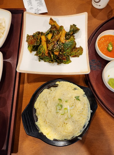 고반식당계란찜겉절이