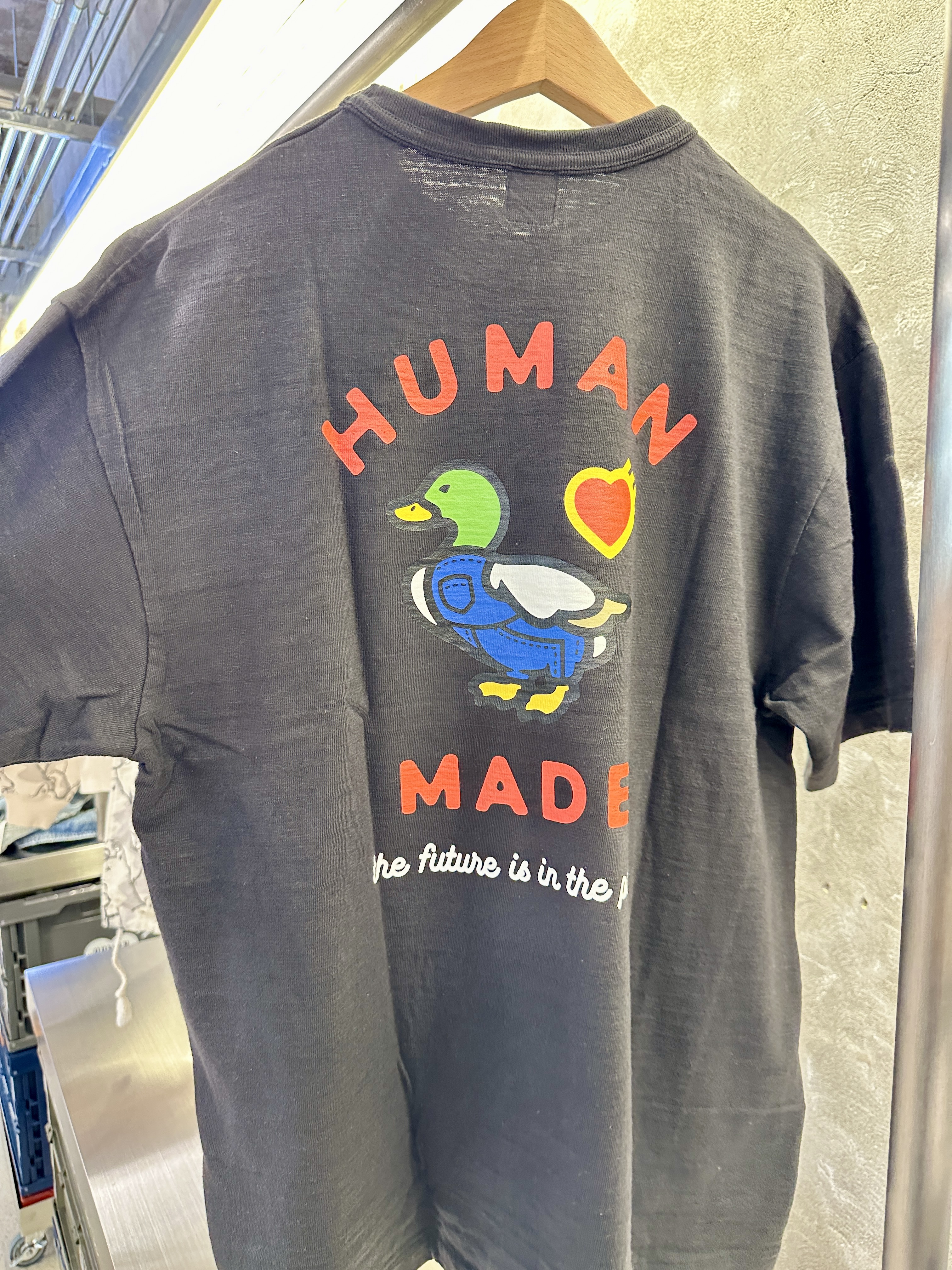 휴먼메이드 그래픽 티셔츠 #1 블랙