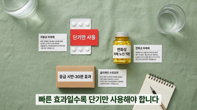 변비약 자극성 하제 연화성 하제 관장제 종류 상세 설명
