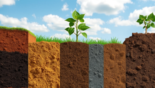 흙의 종류와 특성에 대한 이미지입니다.