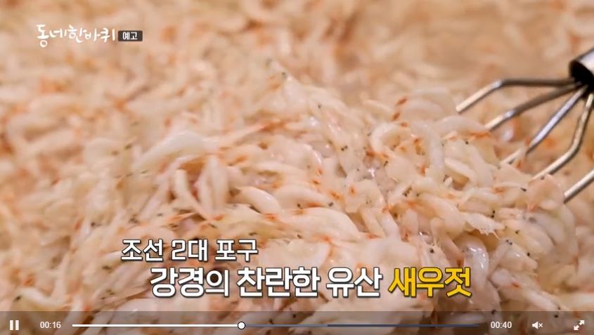 논산의명물강경새우젓-동네한바퀴