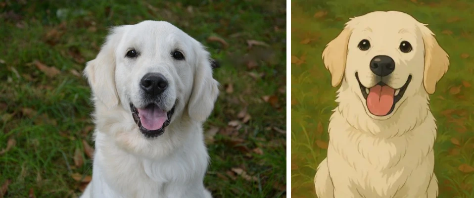 지브리스타일이-적용된-강아지사진