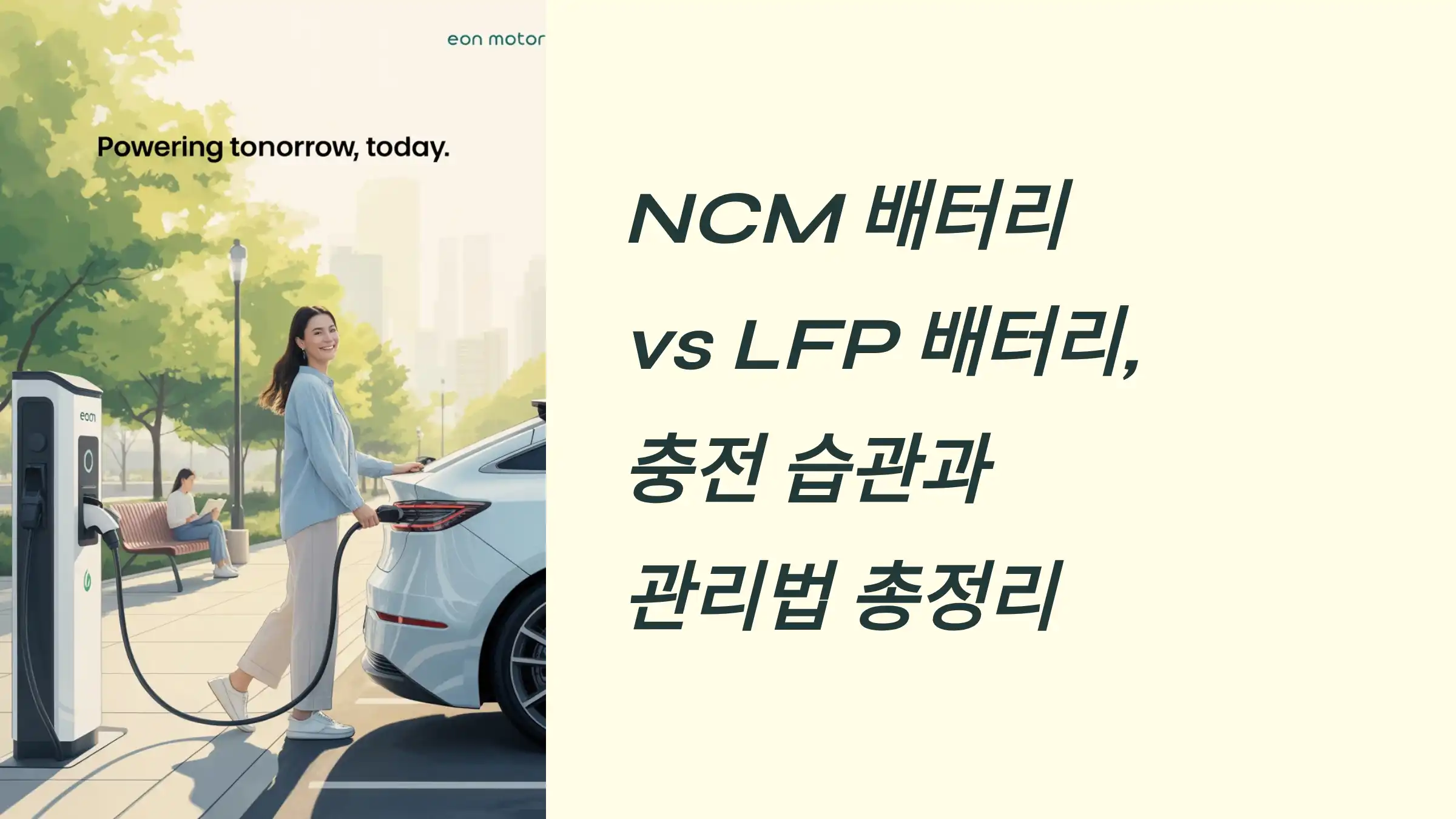 NCM 배터리 vs LFP 배터리, 충전 습관과 관리법 총정리
