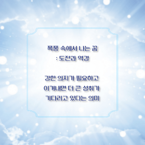 폭풍 속에서 나는 꿈