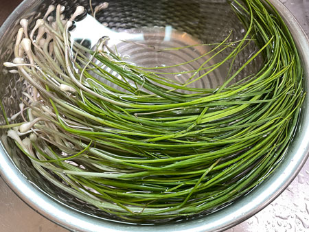 달래장 황금레시피 달래 세척