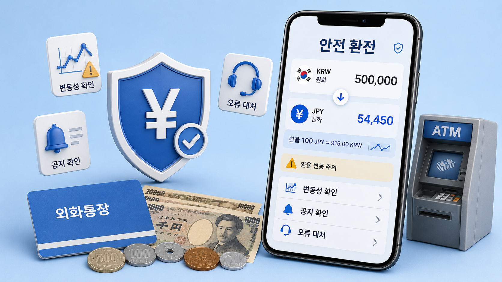 안전한 엔화 환전 및 예외 상황 대처 요령