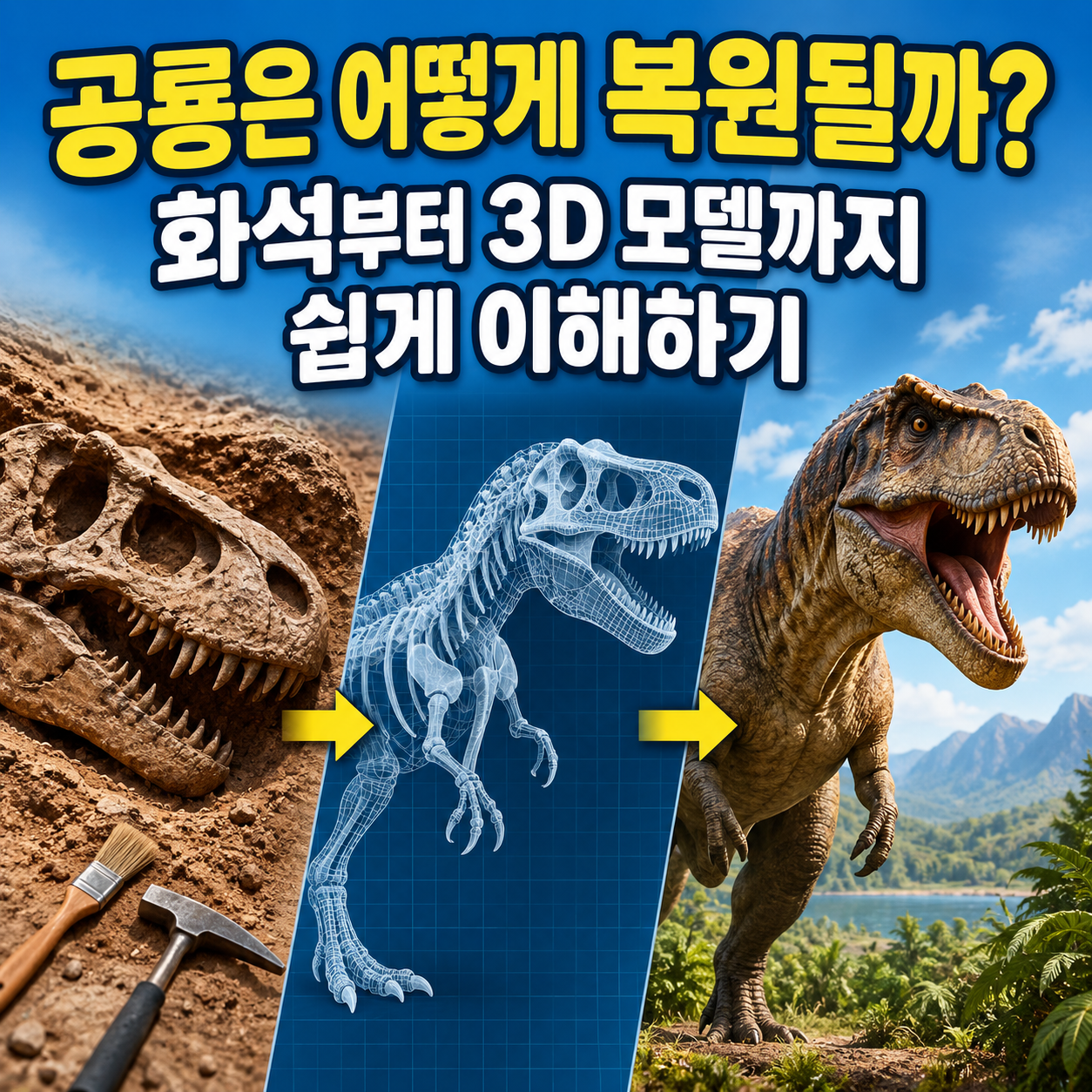 공룡은 어떻게 복원될까