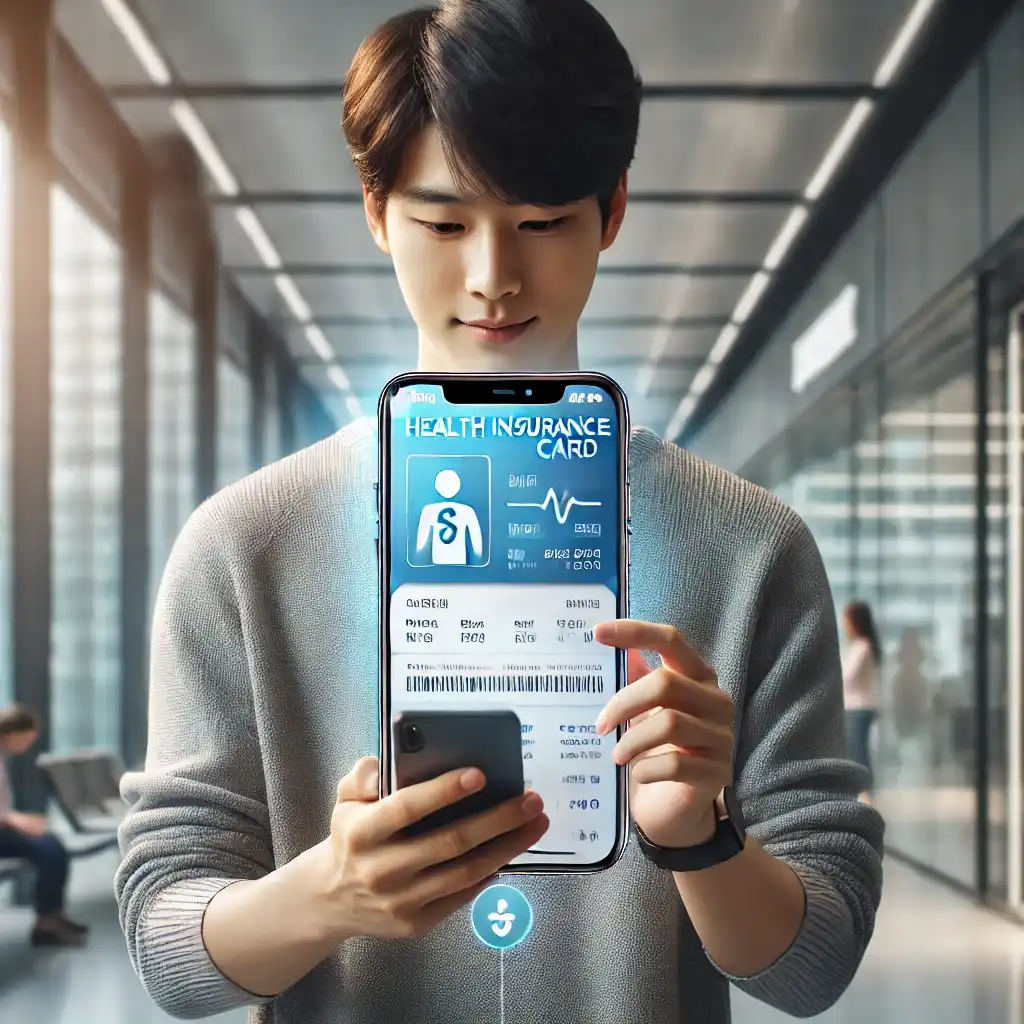 모바일건강보헝증 방법 절차