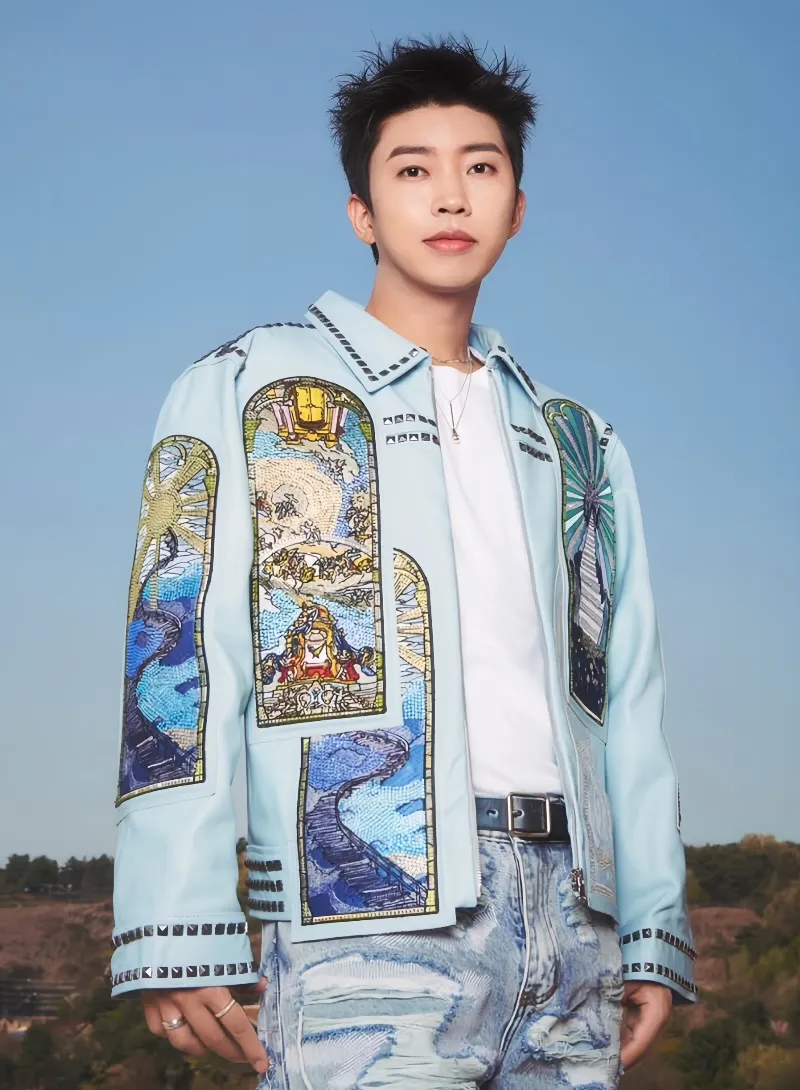 임영웅 블루 자켓 스타일