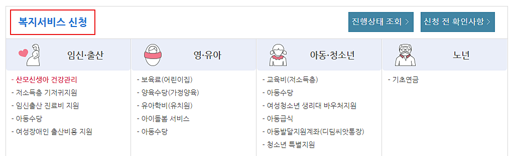 복지로-홈페이지