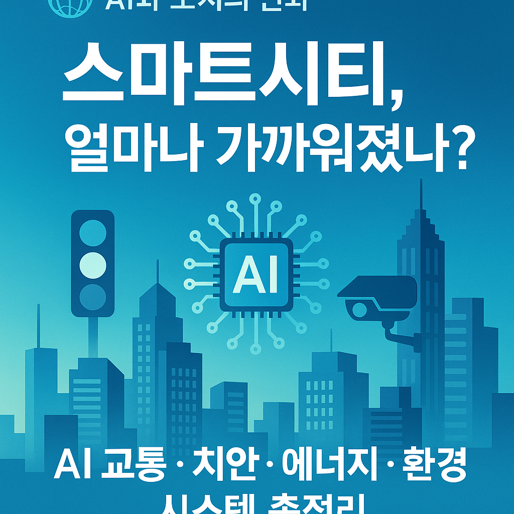 AI가 만드는 도시의 미래 – 스마트시티, 얼마나 가까워졌나?